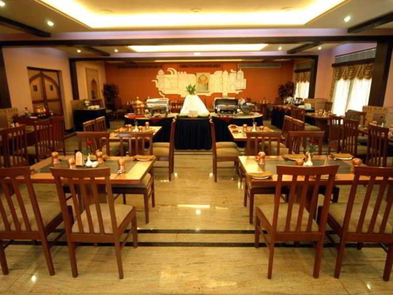 Aj International Hotell Bangalore Restaurant bilde